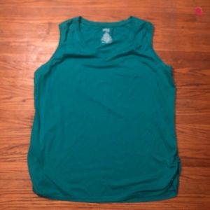 Green tank top